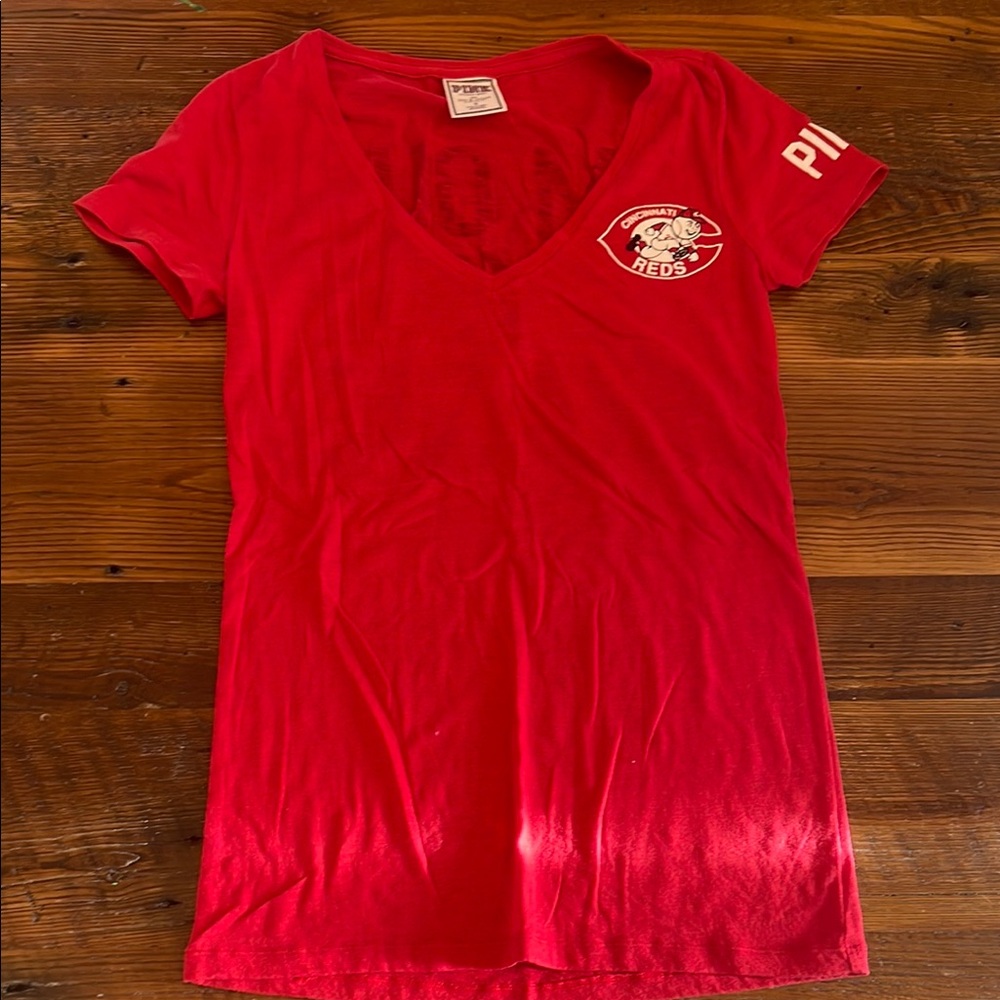 Victoria's Secret PINK Cincinnati Red’s  Tee
